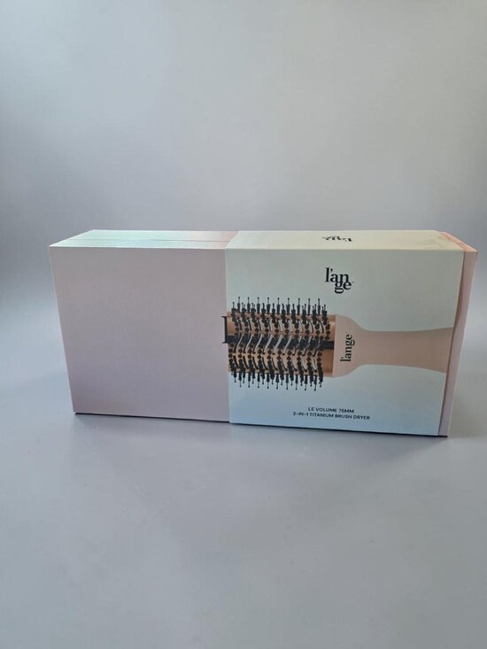 EUC LANGE Le Volume 75MM 2-1 WORKING Titanium Brush Dryer Set